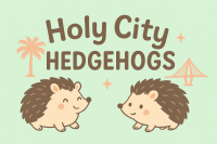 Holy City Hedgehogs Logo